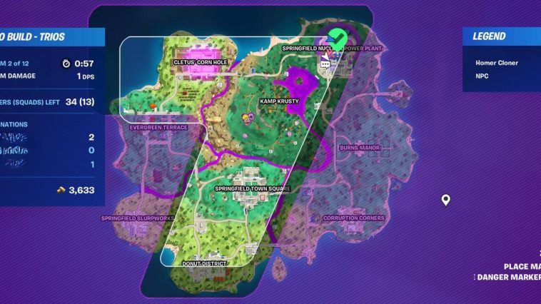 El círculo de tormenta de Fortnite Battle Royale tomó una nueva forma por un tiempo.