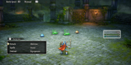 Una batalla en Dragon Quest HD-2D Remake.