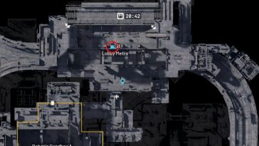 Dirígete a la estación de metro Lobby para encontrar el contenedor de almacenamiento J Kozma.