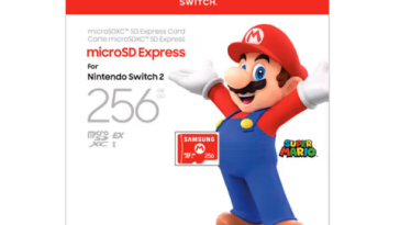 La MicroSD Express oficial de Nintendo Switch 2 cuesta solo $ 40 para el Cyber ​​​​Monday