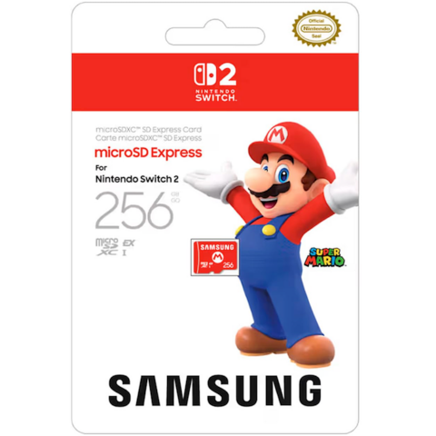 La MicroSD Express oficial de Nintendo Switch 2 cuesta solo $ 40 para el Cyber Monday