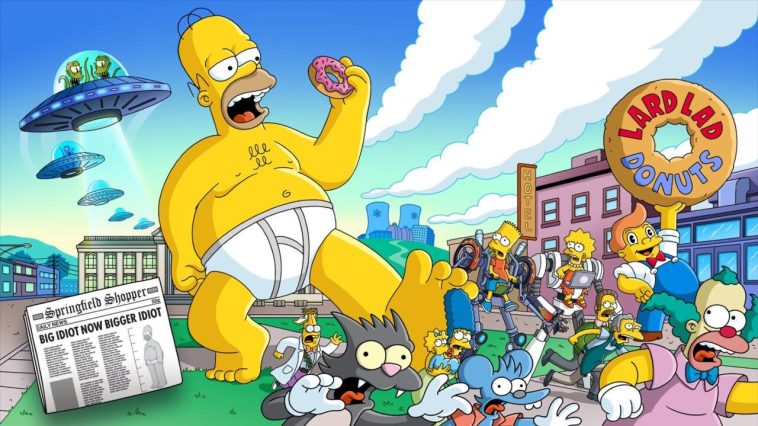 Se informa que esta versión mayoritariamente desnuda de Homer Simpson será un diseño de tienda de artículos.