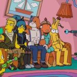 Los Simpson acaban de tener una mordaza en el sofá de Bananas Fortnite, y al pobre Peely no le fue bien