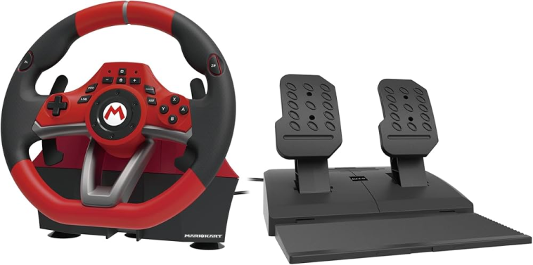 Hori Mario Kart Racing Wheel Pro Deluxe para Switch, Switch 2 y PC