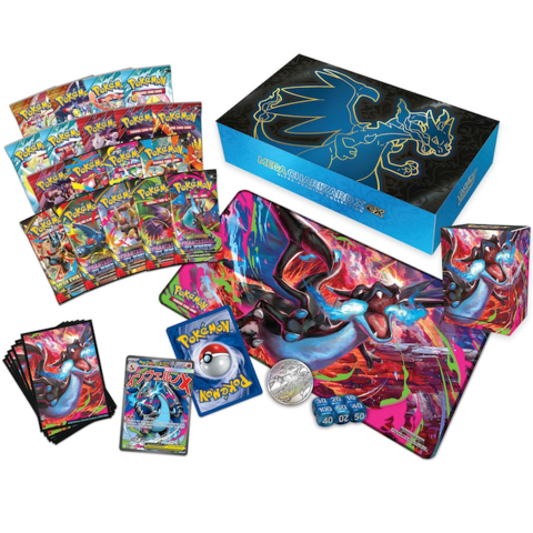 Pedidos anticipados de la colección Ultra-Premium Mega Charizard de Pokémon TCG reabastecidos en Amazon