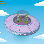 El planeador Kang y Kodos.