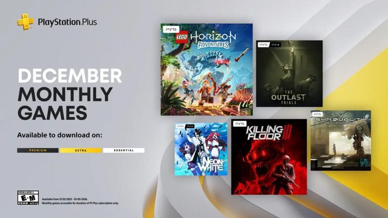 Juegos gratuitos de PS Plus para diciembre de 2025