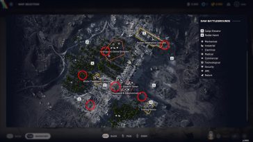 Ubicaciones de The Field Depot en Dam Battlegrounds en Arc Raiders