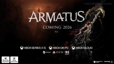 La toma final del tráiler de Armatus que se emitió durante la Vista previa para socios de Xbox.