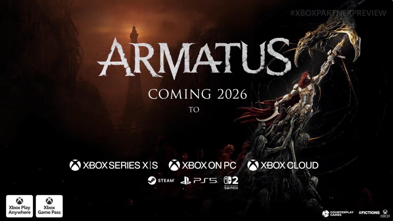 La toma final del tráiler de Armatus que se emitió durante la Vista previa para socios de Xbox.