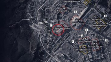 Ubicación del edificio de salida