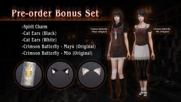 Bonificaciones por reserva de Fatal Frame II: Crimson Butterfly Remake.