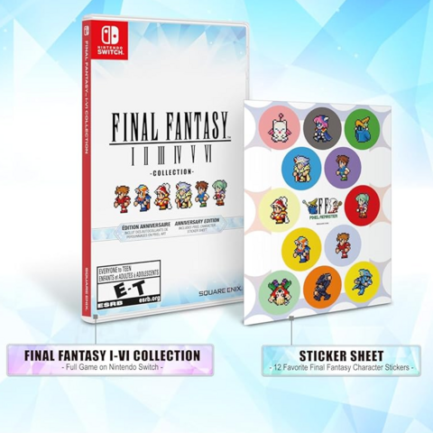La colección Final Fantasy I-VI Pixel Remaster vuelve a estar a la venta al precio del Black Friday