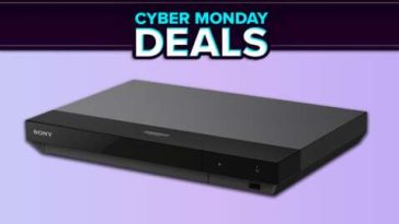 Obtenga el reproductor de Blu-Ray 4K de Sony por $ 218 durante la oferta del Cyber ​​​​Monday de Amazon