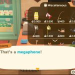Megáfono en tienda