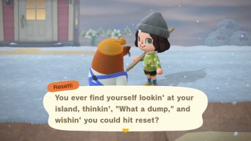 Hablando con Resetti