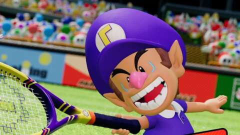 El bebé Waluigi llora waaaah en Mario Tennis Fever