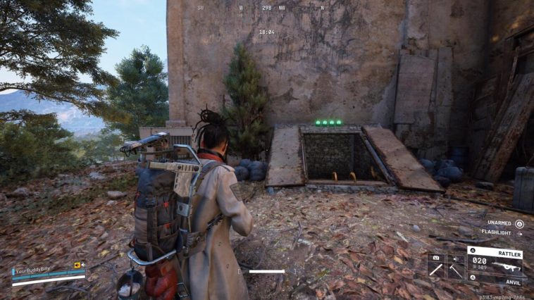 Cuando se hayan presionado los cuatro botones, la bodega se abrirá.