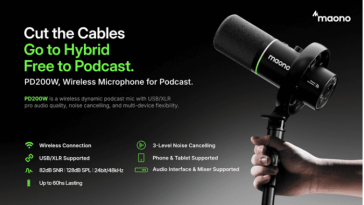 MAONO anuncia importantes ahorros en Amazon en su gama de micrófonos híbridos para podcasting PD200W con hasta un 25% de descuento - Coolsmartphone