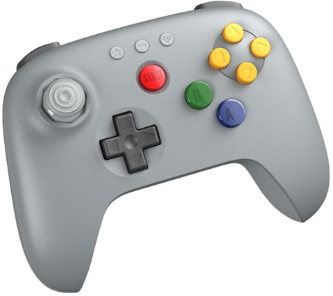Pedidos anticipados del controlador Bluetooth 8BitDo 64 Retro Grey reabastecidos en Amazon