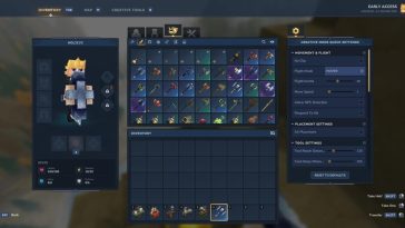 Algunas de las armas disponibles en Hytale