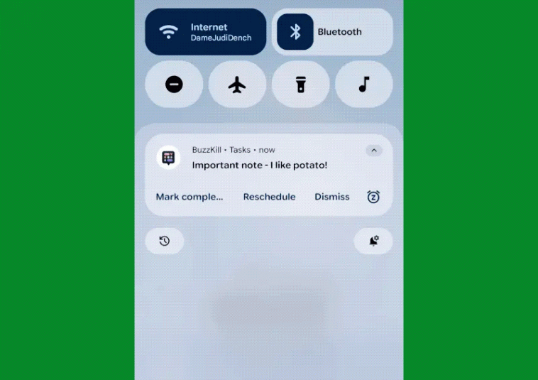 Notificaciones de Android: Sticky (configuración de BuzzKill)