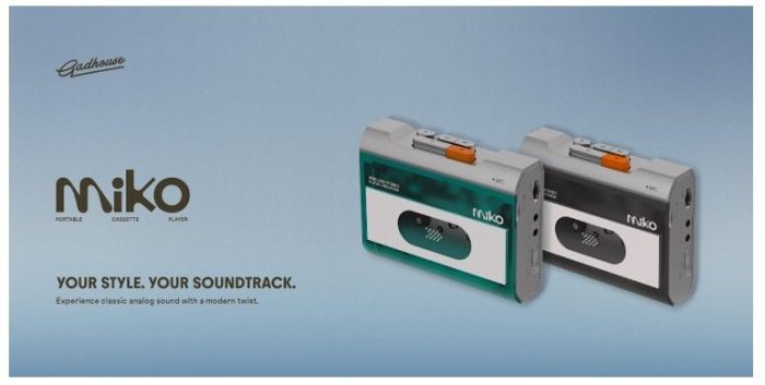 Gadhouse lanza el reproductor de casetes Miko que combina sonido analógico retro con un atrevido diseño de inspiración japonesa. - Genial teléfono inteligente