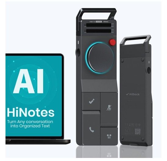 HiDock presenta la grabadora de voz P1 AI con captura de llamadas con auriculares Bluetooth, grabación multimodo y la plataforma de productividad AI HiNotes 3.0: un flujo de trabajo completo para capturar, transcribir y organizar conversaciones. - Genial teléfono inteligente