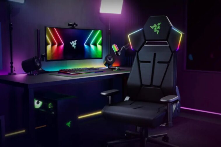 Razer instaló iluminación RGB en una silla para juegos y, sinceramente, era solo cuestión de tiempo