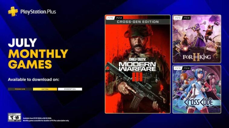 Se revelan los juegos gratuitos de PlayStation Plus para julio de 2026